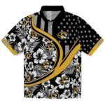 customized-missouri-tigers-floral-wave-black-white-hawaiian-shirt-best-selling