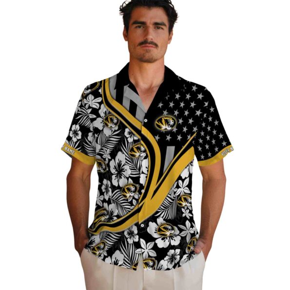 customized-missouri-tigers-floral-wave-black-white-hawaiian-shirt-fashion-forward customized missouri tigers floral wave black white hawaiian shirt fashion forward