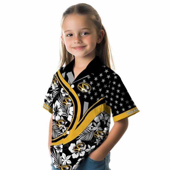 customized-missouri-tigers-floral-wave-black-white-hawaiian-shirt-premium-grade customized missouri tigers floral wave black white hawaiian shirt premium grade