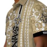 customized-new-orleans-saints-hibiscus-arrows-gold-white-hawaiian-shirt-best-selling