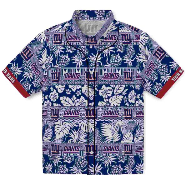 customized-new-york-giants-tribal-stripes-blue-white-hawaiian-shirt-best-selling customized new york giants tribal stripes blue white hawaiian shirt best selling