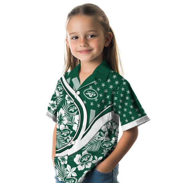 customized-new-york-jets-floral-wave-green-white-hawaiian-shirt-premium-grade customized new york jets floral wave green white hawaiian shirt premium grade