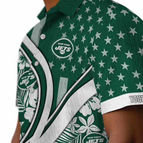 customized-new-york-jets-floral-wave-green-white-hawaiian-shirt-trendy customized new york jets floral wave green white hawaiian shirt trendy