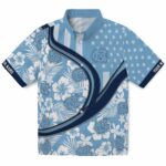 North Carolina Tar Heels Hawaiian Shirt - Customized Floral Wave Light Blue White 1 customized-north-carolina-tar-heels-floral-wave-light-blue-white-hawaiian-shirt-best-selling