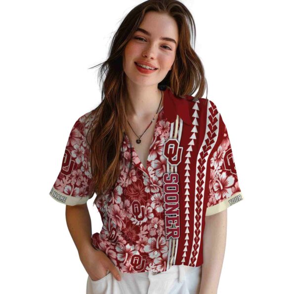 customized-oklahoma-sooners-hibiscus-arrows-crimson-white-hawaiian-shirt-latest-model customized oklahoma sooners hibiscus arrows crimson white hawaiian shirt latest model