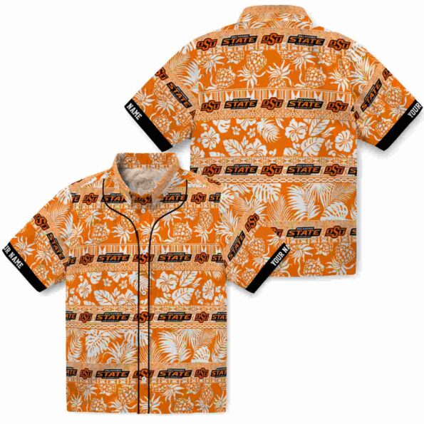customized-oklahoma-state-cowboys-tribal-stripes-orange-white-hawaiian-shirt-high-quality customized oklahoma state cowboys tribal stripes orange white hawaiian shirt high quality