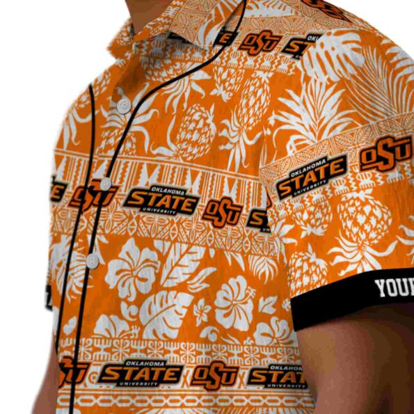 customized-oklahoma-state-cowboys-tribal-stripes-orange-white-hawaiian-shirt-trendy customized oklahoma state cowboys tribal stripes orange white hawaiian shirt trendy