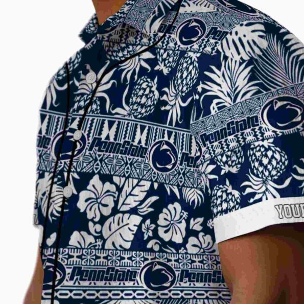 customized-penn-state-nittany-lions-tribal-stripes-blue-white-hawaiian-shirt-trendy customized penn state nittany lions tribal stripes blue white hawaiian shirt trendy