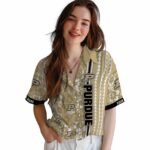 customized-purdue-boilermakers-hibiscus-arrows-gold-white-hawaiian-shirt-best-selling