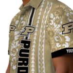 customized-purdue-boilermakers-hibiscus-arrows-gold-white-hawaiian-shirt-best-selling