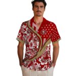 customized-san-francisco-49ers-floral-wave-red-white-hawaiian-shirt-best-selling