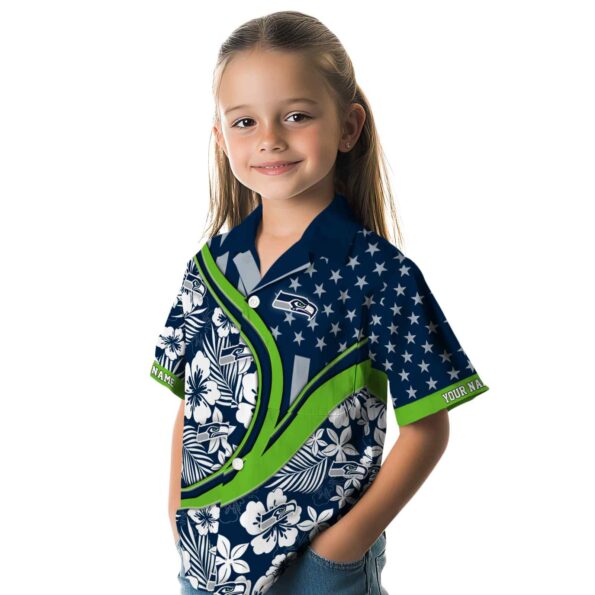 customized-seattle-seahawks-floral-wave-blue-white-hawaiian-shirt-premium-grade customized seattle seahawks floral wave blue white hawaiian shirt premium grade