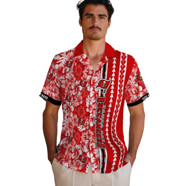 customized-tampa-bay-buccaneers-hibiscus-arrows-red-white-hawaiian-shirt-fashion-forward customized tampa bay buccaneers hibiscus arrows red white hawaiian shirt fashion forward