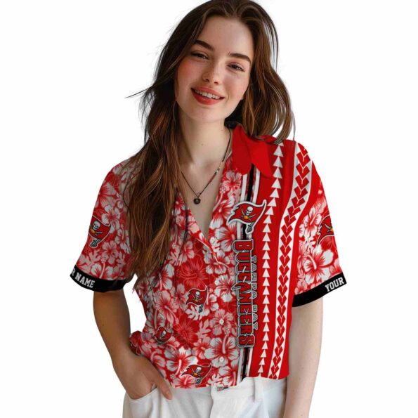 customized-tampa-bay-buccaneers-hibiscus-arrows-red-white-hawaiian-shirt-latest-model customized tampa bay buccaneers hibiscus arrows red white hawaiian shirt latest model