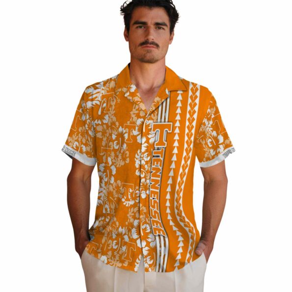customized-tennessee-volunteers-hibiscus-arrows-orange-white-hawaiian-shirt-fashion-forward customized tennessee volunteers hibiscus arrows orange white hawaiian shirt fashion forward