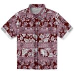 Texas A&M Aggies Hawaiian Shirt - Customized Tribal Stripes Maroon White 1 customized-texas-am-aggies-tribal-stripes-maroon-white-hawaiian-shirt-best-selling