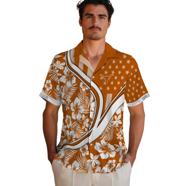customized-texas-longhorns-floral-wave-orange-white-hawaiian-shirt-fashion-forward customized texas longhorns floral wave orange white hawaiian shirt fashion forward
