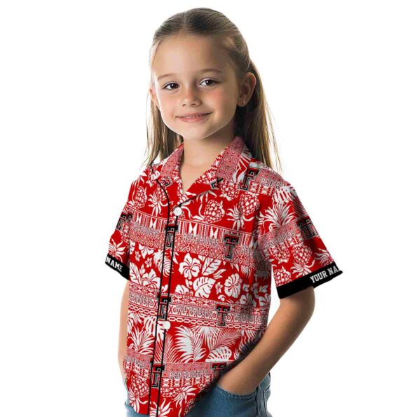 customized-texas-tech-red-raiders-tribal-stripes-red-white-hawaiian-shirt-premium-grade customized texas tech red raiders tribal stripes red white hawaiian shirt premium grade