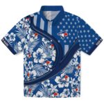 Toronto Blue Jays Hawaiian Shirt - Customized Floral Wave Blue White 1 customized-toronto-blue-jays-floral-wave-blue-white-hawaiian-shirt-best-selling