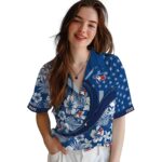 customized-toronto-blue-jays-floral-wave-blue-white-hawaiian-shirt-best-selling