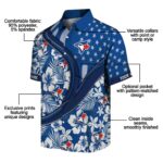 customized-toronto-blue-jays-floral-wave-blue-white-hawaiian-shirt-best-selling