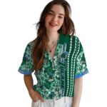 customized-tulane-green-wave-hibiscus-arrows-green-white-hawaiian-shirt-best-selling