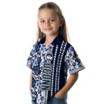 customized-uconn-huskies-hibiscus-arrows-blue-white-hawaiian-shirt-best-selling