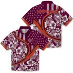 customized-virginia-tech-hokies-floral-wave-maroon-white-hawaiian-shirt-best-selling