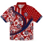 Washington Nationals Hawaiian Shirt - Customized Floral Wave Red White 1 customized-washington-nationals-floral-wave-red-white-hawaiian-shirt-best-selling