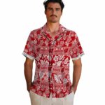 customized-wisconsin-badgers-tribal-stripes-red-white-hawaiian-shirt-best-selling
