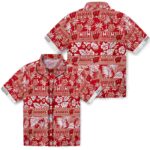 customized-wisconsin-badgers-tribal-stripes-red-white-hawaiian-shirt-best-selling