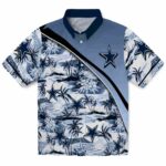 Dallas Cowboys Hawaiian Shirt - Sunset Palms Blue White 1 dallas-cowboys-sunset-palms-blue-white-hawaiian-shirt-best-selling