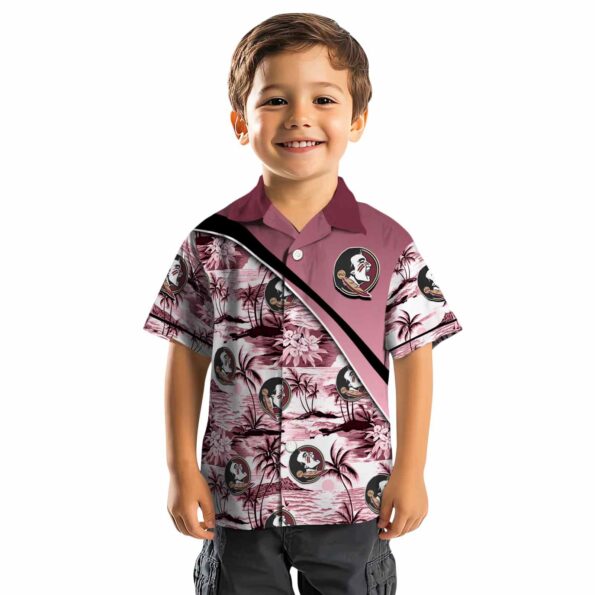 florida-state-seminoles-sunset-palms-garnet-white-hawaiian-shirt-top-rated florida state seminoles sunset palms garnet white hawaiian shirt top rated
