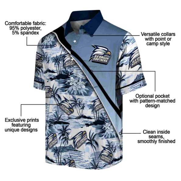 georgia-southern-eagles-sunset-palms-blue-white-hawaiian-shirt-new-arrival georgia southern eagles sunset palms blue white hawaiian shirt new arrival