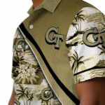 georgia-tech-yellow-jackets-sunset-palms-gold-white-hawaiian-shirt-best-selling