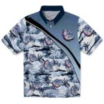Gonzaga Bulldogs Hawaiian Shirt - Sunset Palms Blue White 1 gonzaga-bulldogs-sunset-palms-blue-white-hawaiian-shirt-best-selling