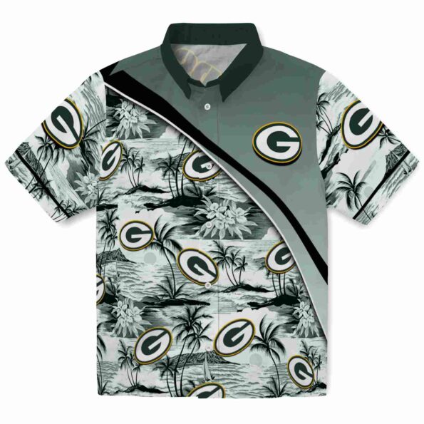 green-bay-packers-sunset-palms-green-white-hawaiian-shirt-best-selling green bay packers sunset palms green white hawaiian shirt best selling