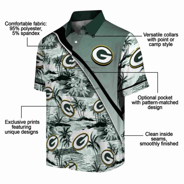 green-bay-packers-sunset-palms-green-white-hawaiian-shirt-new-arrival green bay packers sunset palms green white hawaiian shirt new arrival