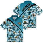 jacksonville-jaguars-sunset-palms-teal-white-hawaiian-shirt-best-selling