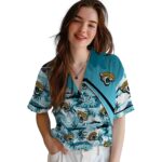 jacksonville-jaguars-sunset-palms-teal-white-hawaiian-shirt-best-selling