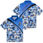 kansas-jayhawks-sunset-palms-blue-white-hawaiian-shirt-best-selling