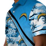 los-angeles-chargers-sunset-palms-blue-white-hawaiian-shirt-best-selling