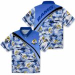 los-angeles-rams-sunset-palms-blue-white-hawaiian-shirt-best-selling