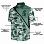 michigan-state-spartans-sunset-palms-green-white-hawaiian-shirt-best-selling
