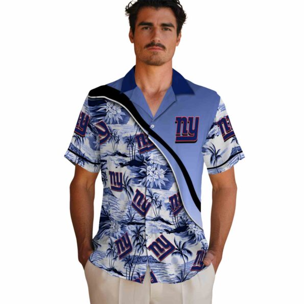 new-york-giants-sunset-palms-blue-white-hawaiian-shirt-fashion-forward new york giants sunset palms blue white hawaiian shirt fashion forward