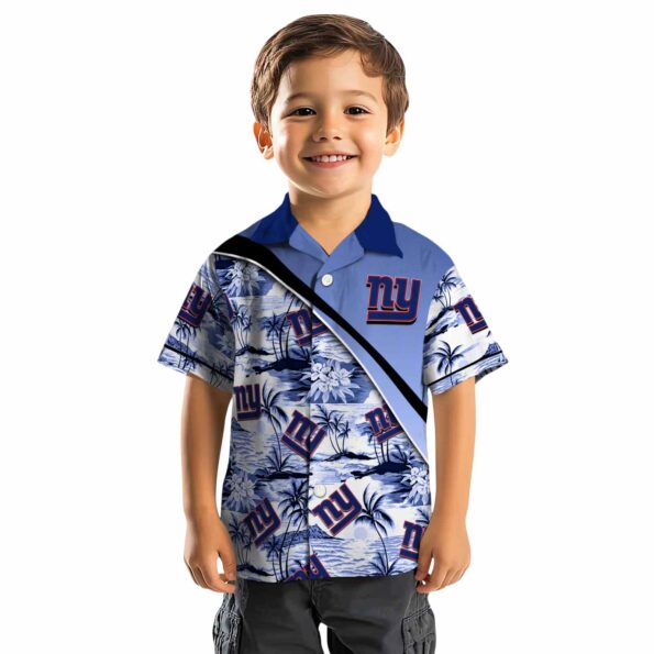 new-york-giants-sunset-palms-blue-white-hawaiian-shirt-top-rated new york giants sunset palms blue white hawaiian shirt top rated