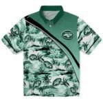 New York Jets Hawaiian Shirt - Sunset Palms Green White 1 new-york-jets-sunset-palms-green-white-hawaiian-shirt-best-selling