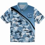 North Carolina Tar Heels Hawaiian Shirt - Sunset Palms Light Blue White 1 north-carolina-tar-heels-sunset-palms-light-blue-white-hawaiian-shirt-best-selling
