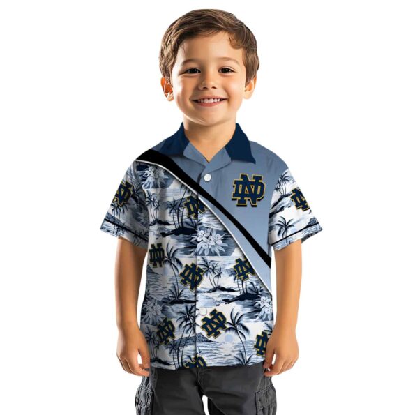 notre-dame-fighting-irish-sunset-palms-navy-white-hawaiian-shirt-top-rated notre dame fighting irish sunset palms navy white hawaiian shirt top rated