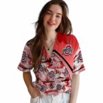 ohio-state-buckeyes-sunset-palms-scarlet-white-hawaiian-shirt-best-selling